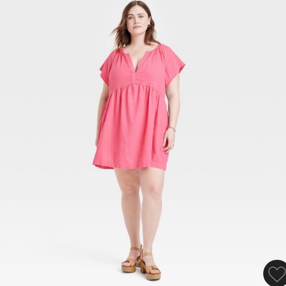Universal Thread Linen Mini Shift Dress